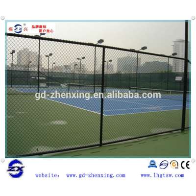 PVC coated chain link fencing tennis court fence netting