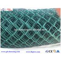 Guangzhou factory direct 100% new material plastic chain link fence ZX-GHW08