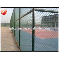 PVC coated chain link fence for stadium ZX-FENCE02